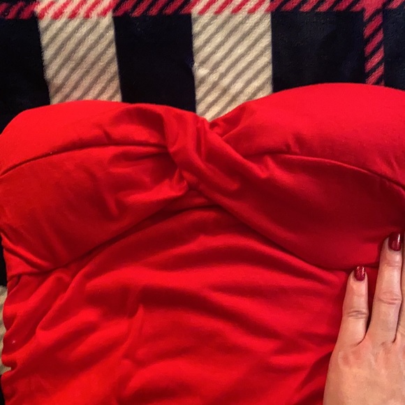 Red Rue21 Tube Top - Picture 2 of 3